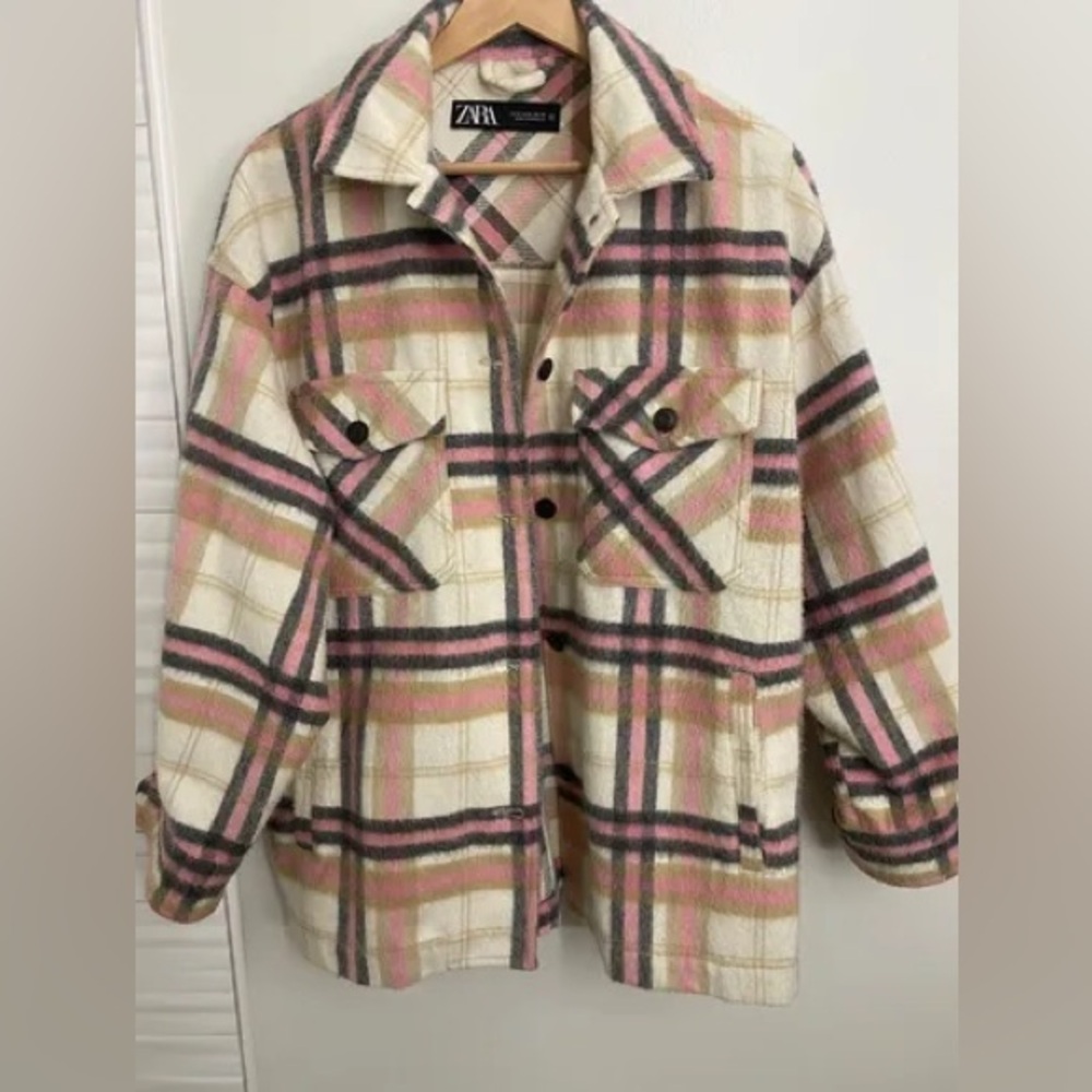 ZARA Wool Blend Overshirt
